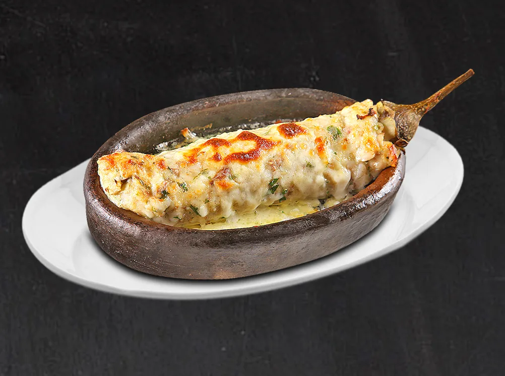 Patlıcanlı Balık Kebabı